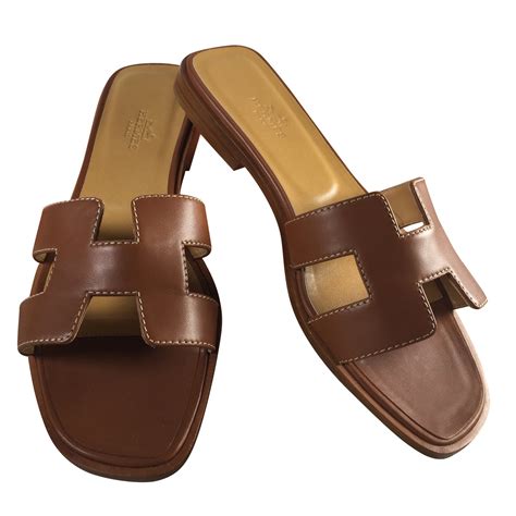 hermes sandalen.|oran sandals.